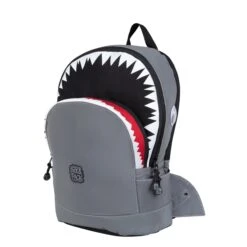 Pick & Pack Shark Shape Backpack M Visible Grey -Mode Tassen Winkel image 14732