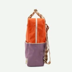 Sticky Lemon Colourblocking Backpack Large Orange Juice Plum Purple Schoolbus Brown -Mode Tassen Winkel image 14749