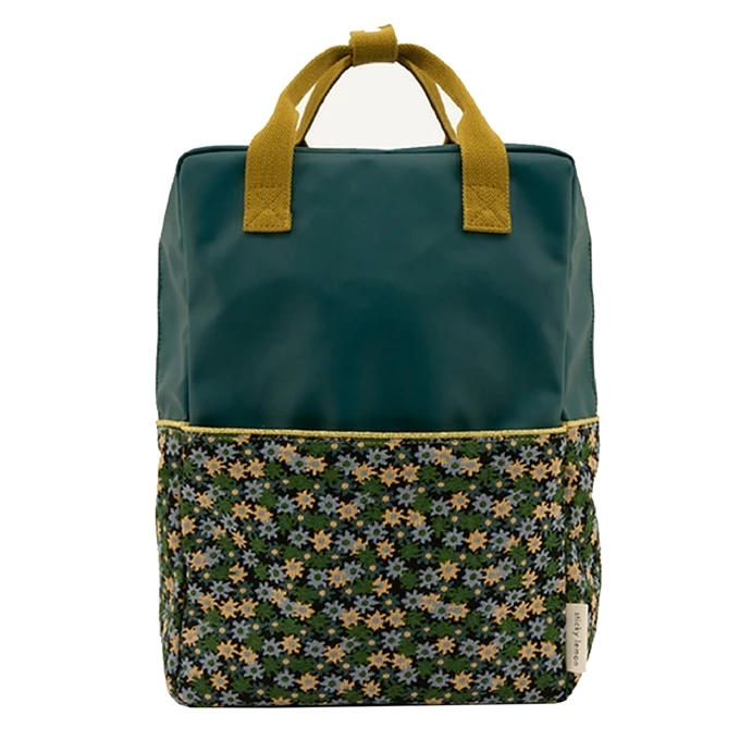 Sticky Lemon Golden Backpack Large Edison Teal Flower Field Green 1 Sticky Lemon Golden Backpack Large Edison Teal Flower Field Green