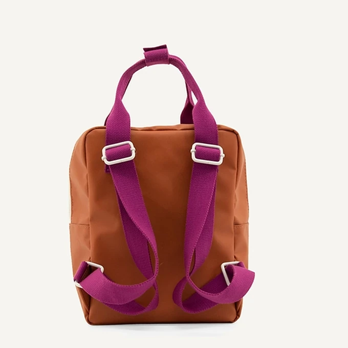 Sticky Lemon Golden Backpack Small Jeronicus Brown Flowerfield Pink 3 Sticky Lemon Golden Backpack Small Jeronicus Brown Flowerfield Pink - Afbeelding 3