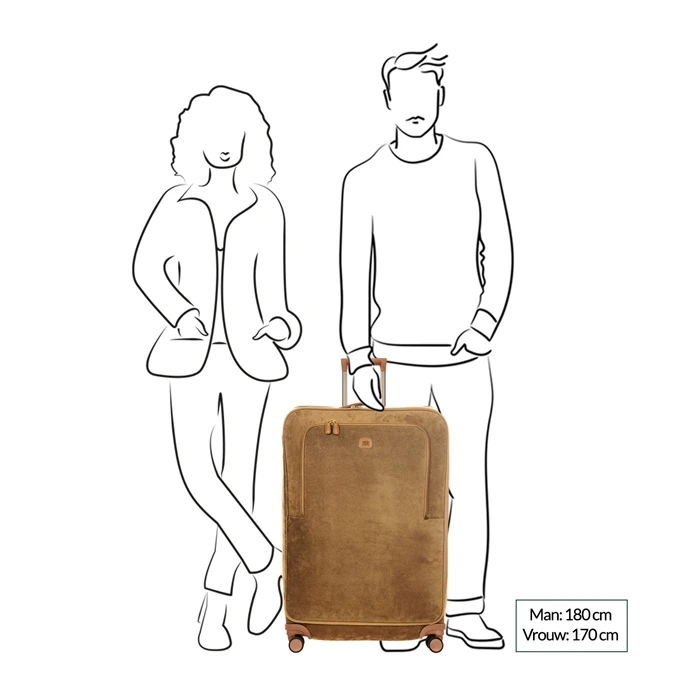 Bric's Life Trolley L Camel 2 Bric's Life Trolley L Camel - Afbeelding 2