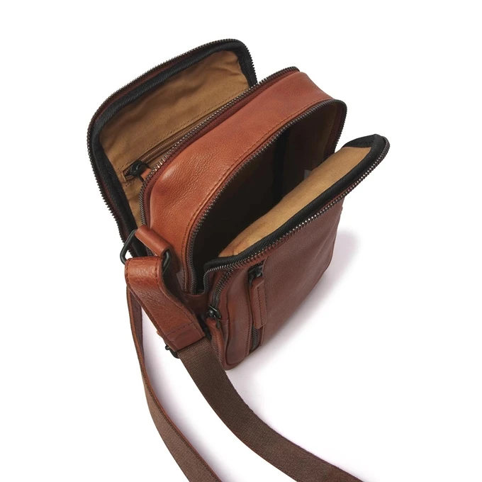 DR Amsterdam Tampa Schoudertas VII Camel 3 DR Amsterdam Tampa Schoudertas VII Camel - Afbeelding 3