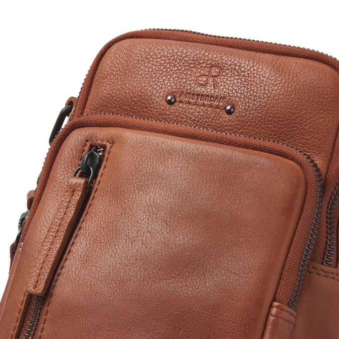 DR Amsterdam Tampa Schoudertas VII Camel 4 DR Amsterdam Tampa Schoudertas VII Camel - Afbeelding 4