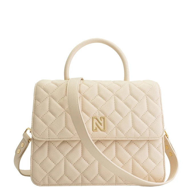 Nikkie Drew Quilted Handbag Cream 1 Nikkie Drew Quilted Handbag Cream
