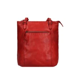 Bear Design Cow Lavato Schoudertas Rood