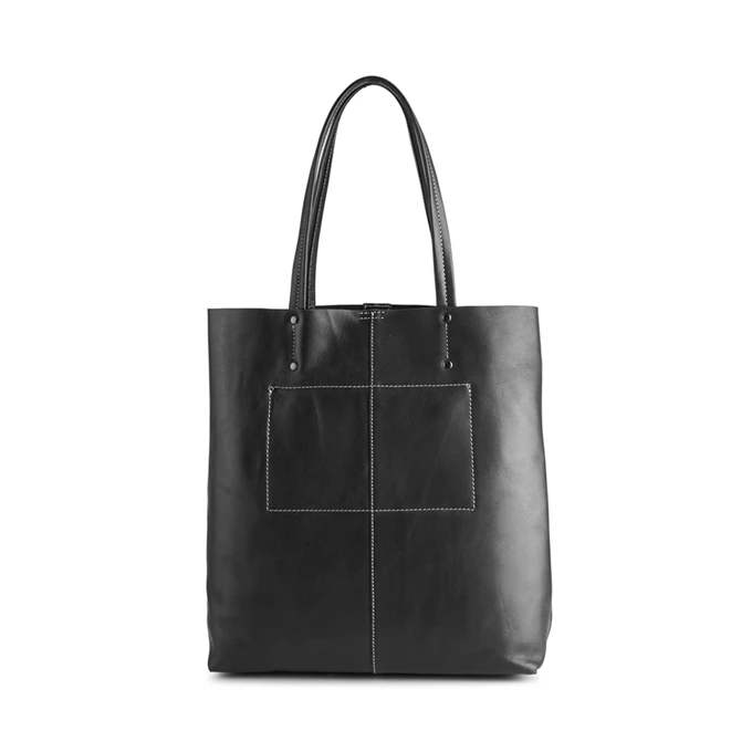 Markberg Antonella Shopper Antique Black 2 Markberg Antonella Shopper Antique Black - Afbeelding 2