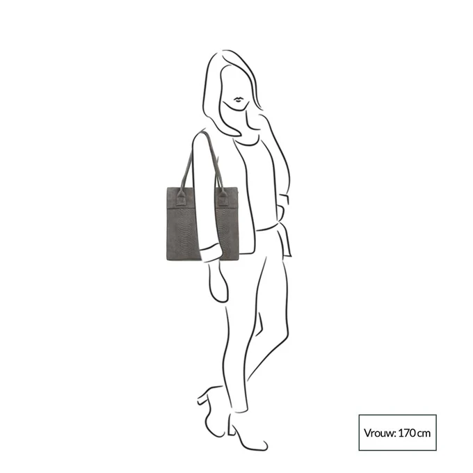 DSTRCT Portland Road Shopper Small Black 2 DSTRCT Portland Road Shopper Small Black - Afbeelding 2