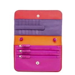 Mywalit Full Flap Multicomp Clutch Sangria Multi -Mode Tassen Winkel image 15139