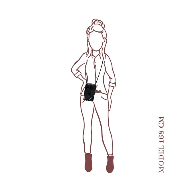 MÔSZ Phone-bag Large Quilted Shiny Light Gold Black 2 MÔSZ Phone-bag Large Quilted Shiny Light Gold Black - Afbeelding 2