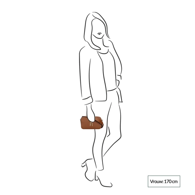 Furla Primula Mini Crossbody Cognac 2 Furla Primula Mini Crossbody Cognac - Afbeelding 2