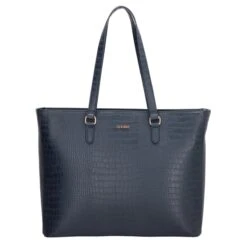 Charm London Midwood Shopper 15.6 Inch Laptopvak Blue Croco