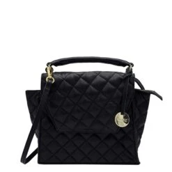MÔSZ Phoebe Handbag Quilted Black