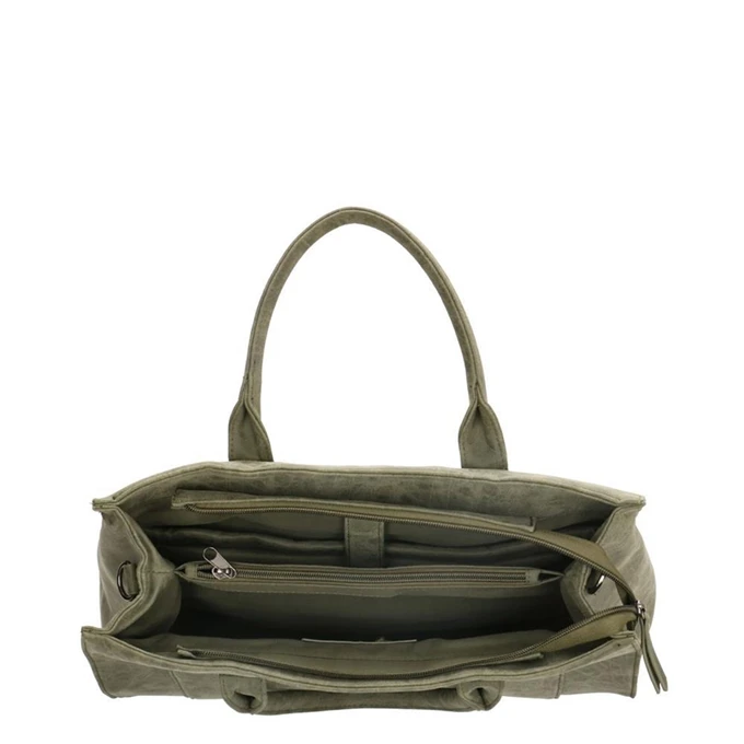 Enrico Benetti Bobbi Laptoptas 14'' Olijf 6 Enrico Benetti Bobbi Laptoptas 14'' Olijf - Afbeelding 6