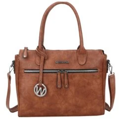 Wimona Bambina Schoudertas Cognac