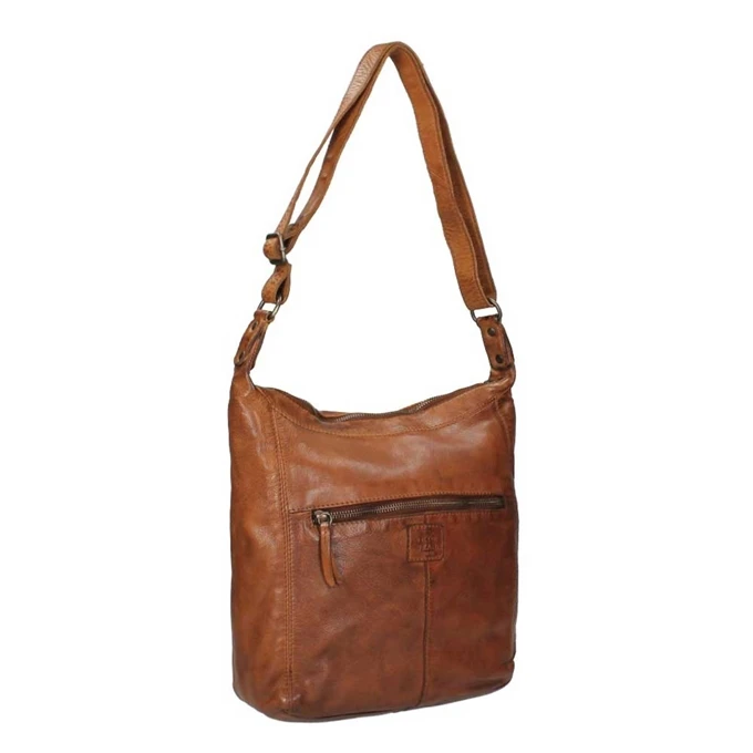 Bear Design Cow Lavato Dames Schoudertas Cognac 3 Bear Design Cow Lavato Dames Schoudertas Cognac - Afbeelding 3