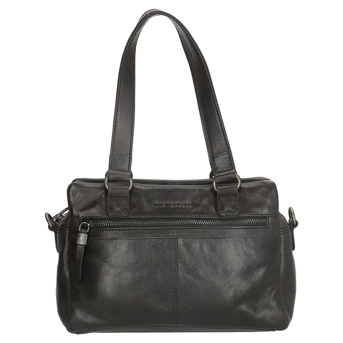 Micmacbags Porto Handtas Zwart 4 Micmacbags Porto Handtas Zwart - Afbeelding 4