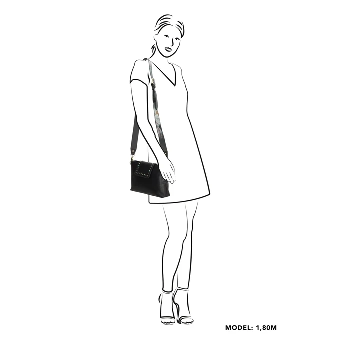 Micmacbags Masterpiece Crossoverbag Zwart 2 Micmacbags Masterpiece Crossoverbag Zwart - Afbeelding 2