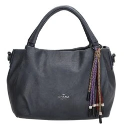 Charm London Tottenham Handtas Navy -Mode Tassen Winkel image 15517