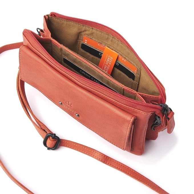 DR Amsterdam Tampa Schoudertas / Clutch Orange 3 DR Amsterdam Tampa Schoudertas / Clutch Orange - Afbeelding 3