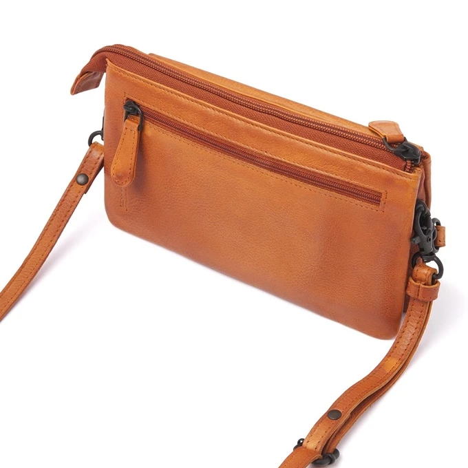 DR Amsterdam Tampa Schoudertas/Clutch Camel 4 DR Amsterdam Tampa Schoudertas/Clutch Camel - Afbeelding 4