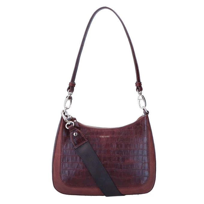 LouLou Essentiels 103Bag Classy Croc Cacao 1 LouLou Essentiels 103Bag Classy Croc Cacao