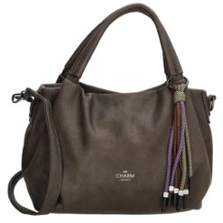 Charm London Tottenham Handtas Darkbrown