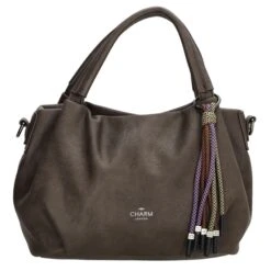 Charm London Tottenham Handtas Darkbrown -Mode Tassen Winkel image 15596
