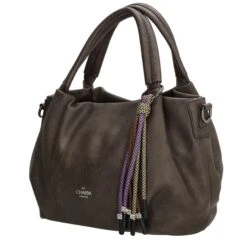 Charm London Tottenham Handtas Darkbrown -Mode Tassen Winkel image 15597