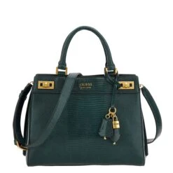 Guess Katey Luxury Satchel Forest