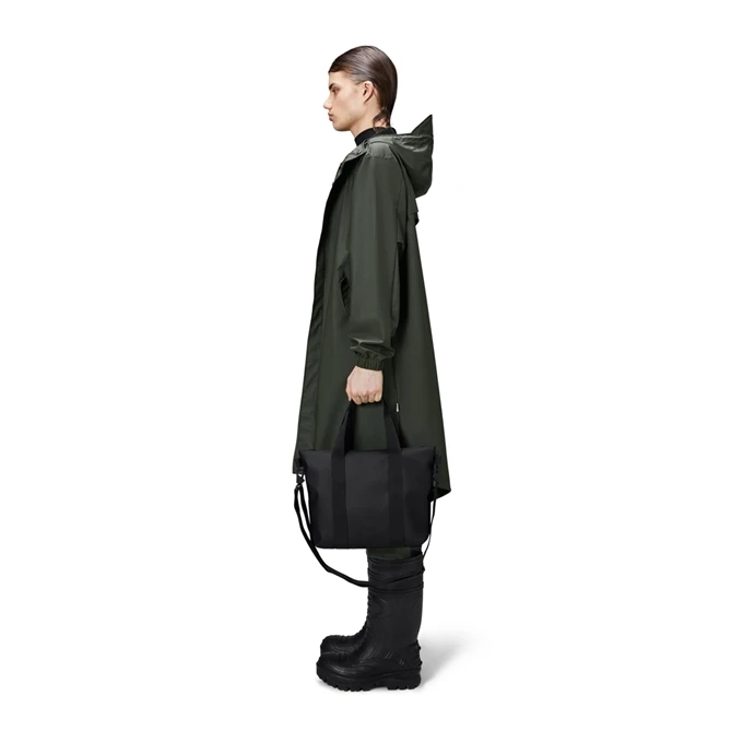 Rains Tote Bag Micro W3 Black 2 Rains Tote Bag Micro W3 Black - Afbeelding 2