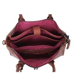 Wimona Fabiana-Two Dames Laptoptas Cognac -Mode Tassen Winkel image 15757