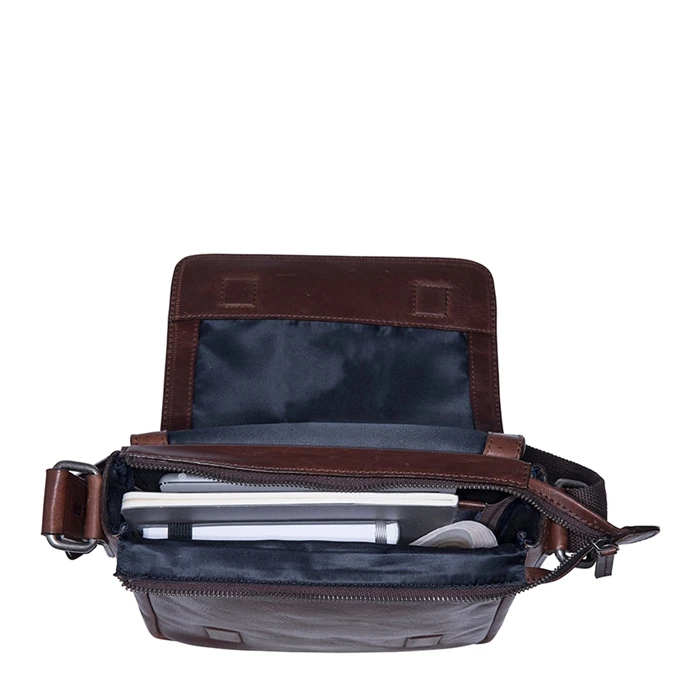 Leonhard Heyden Roma Shoulderbag S Tablet Brown 3 Leonhard Heyden Roma Shoulderbag S Tablet Brown - Afbeelding 3