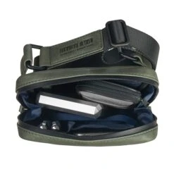 Leonhard Heyden Den Haag Messenger Bag XS Olive -Mode Tassen Winkel image 15950