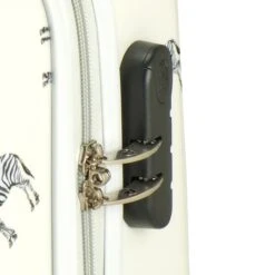 Princess Traveller Trendy Animal Zebra Cabin Trolley S White -Mode Tassen Winkel image 1600