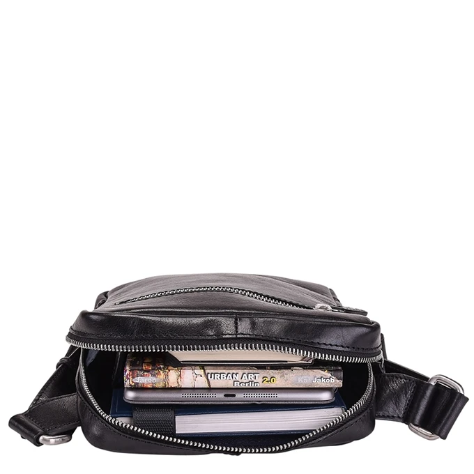 Leonhard Heyden Cambridge Shoulderbag S Black 3 Leonhard Heyden Cambridge Shoulderbag S Black - Afbeelding 3