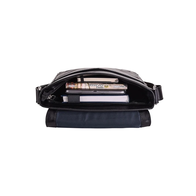 Leonhard Heyden Cambridge Messenger Bag S Black 3 Leonhard Heyden Cambridge Messenger Bag S Black - Afbeelding 3