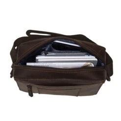 Leonhard Heyden Dakota Messenger Bag XS Brown -Mode Tassen Winkel image 16060