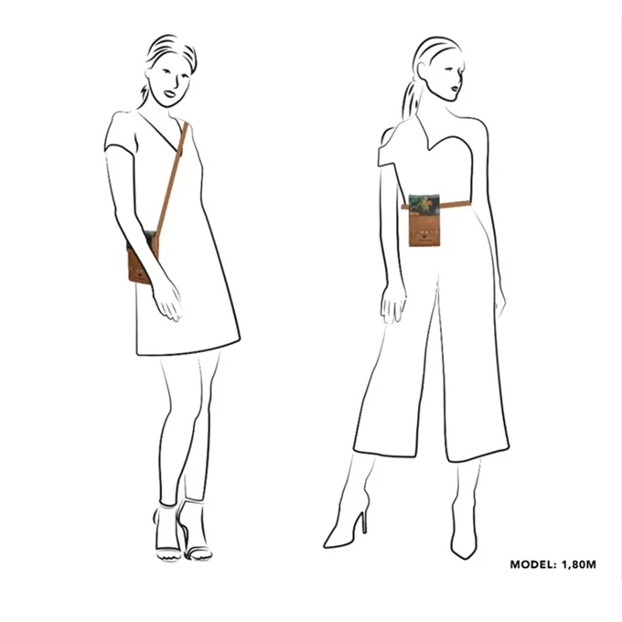 Micmacbags Masterpiece Telefoontasje Zwart 2 Micmacbags Masterpiece Telefoontasje Zwart - Afbeelding 2