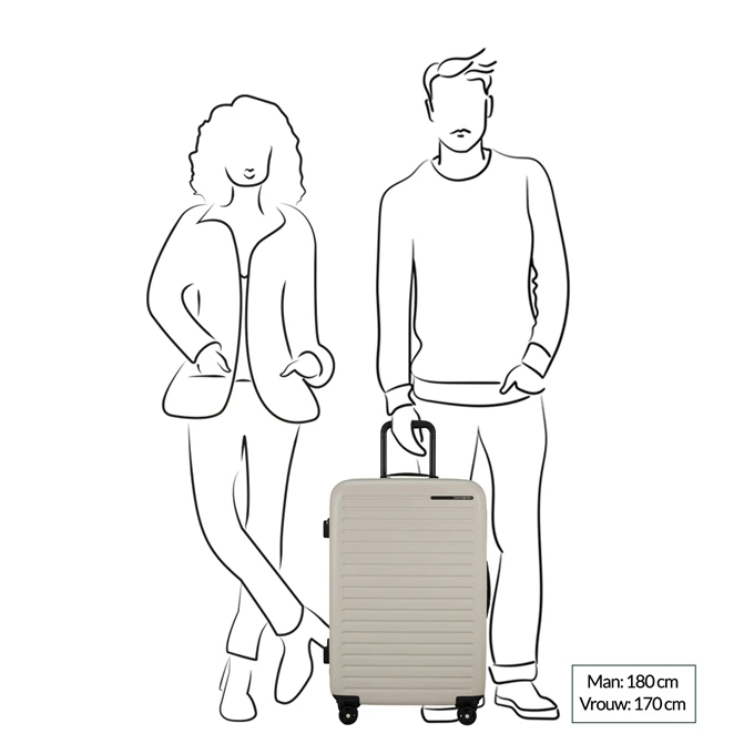 Samsonite Stackd Spinner 68 Lavender 2 Samsonite Stackd Spinner 68 Lavender - Afbeelding 2