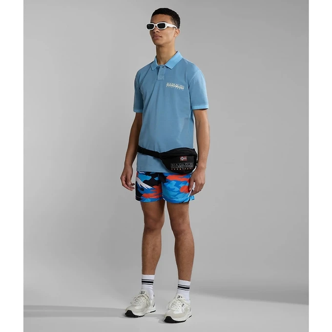 Napapijri Hering Waistbag Blu Mazarin 2 Napapijri Hering Waistbag Blu Mazarin - Afbeelding 2