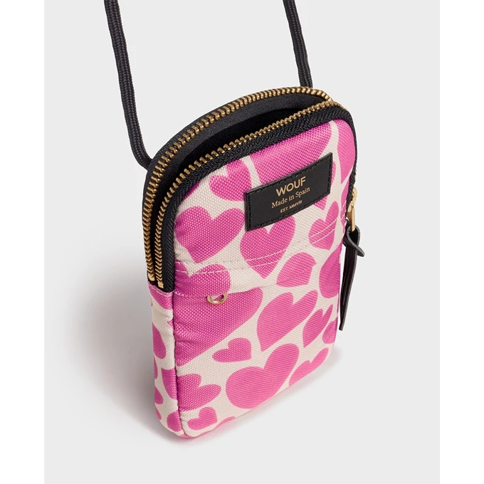 Wouf Pink Love Phone Bag Multi 2 Wouf Pink Love Phone Bag Multi - Afbeelding 2
