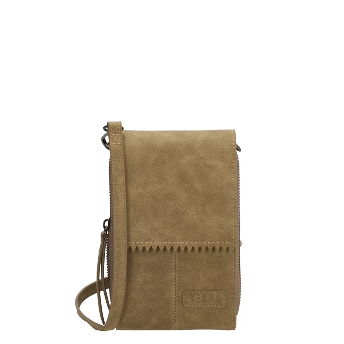 Zebra Trends Noé Telefoontasje Olijfgroen 1 Zebra Trends Noé Telefoontasje Olijfgroen