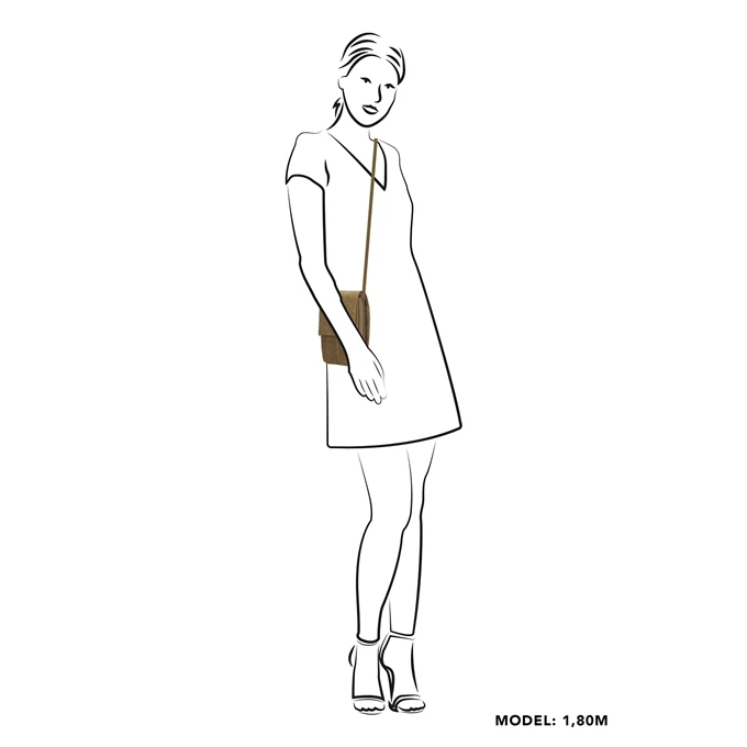 Zebra Trends Noé Telefoontasje Olijfgroen 2 Zebra Trends Noé Telefoontasje Olijfgroen - Afbeelding 2