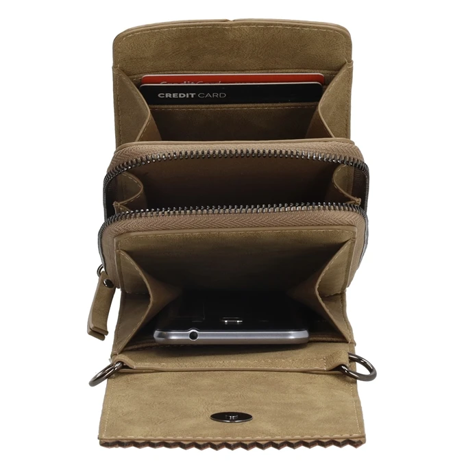 Zebra Trends Noé Telefoontasje Olijfgroen 5 Zebra Trends Noé Telefoontasje Olijfgroen - Afbeelding 5