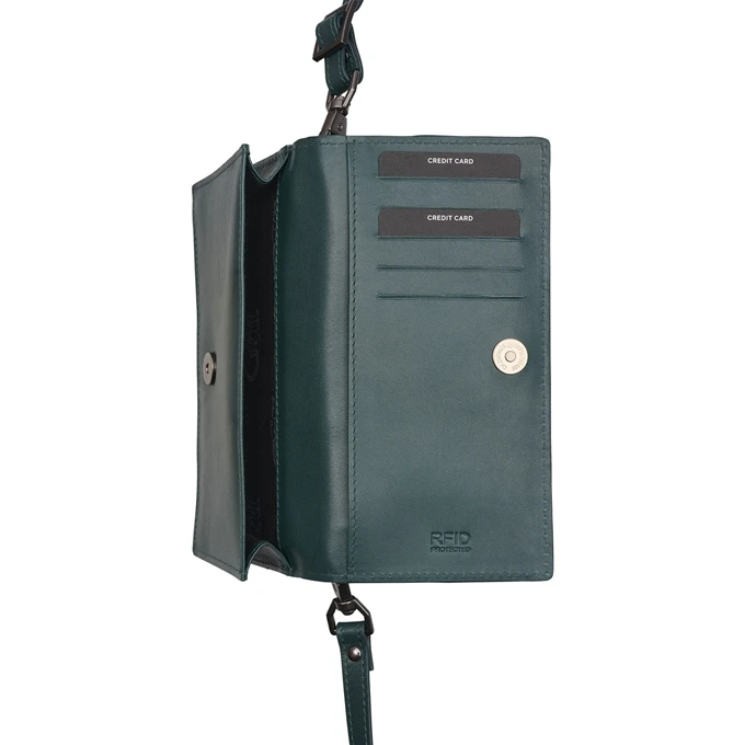 Burkely Nocturnal Nova Phone Bag Dark Green 6 Burkely Nocturnal Nova Phone Bag Dark Green - Afbeelding 6