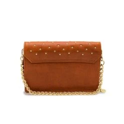 MÔSZ Kris Crossbody Phonebag Studs Cognac -Mode Tassen Winkel image 16636