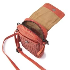 DR Amsterdam Tampa Braided Schoudertas Orange -Mode Tassen Winkel image 16713