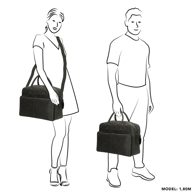 Micmacbags Malmo Luiertas Zwart 2 Micmacbags Malmo Luiertas Zwart - Afbeelding 2