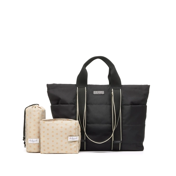 Babymel Sammi Eco Quilt Shopper Luiertas Black 6 Babymel Sammi Eco Quilt Shopper Luiertas Black - Afbeelding 6