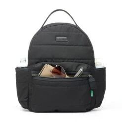 Babymel Lola Eco Quilt Backpack Luiertas Black -Mode Tassen Winkel image 16828